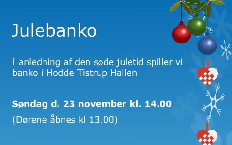 Julebanko med TistrupSpejderne!