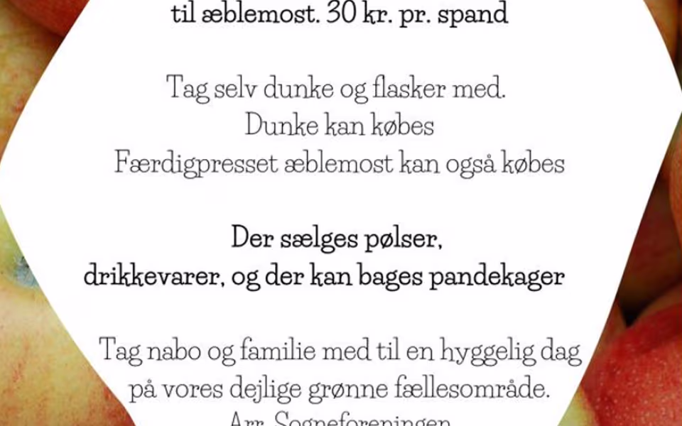 11 okt: Æblepressedag