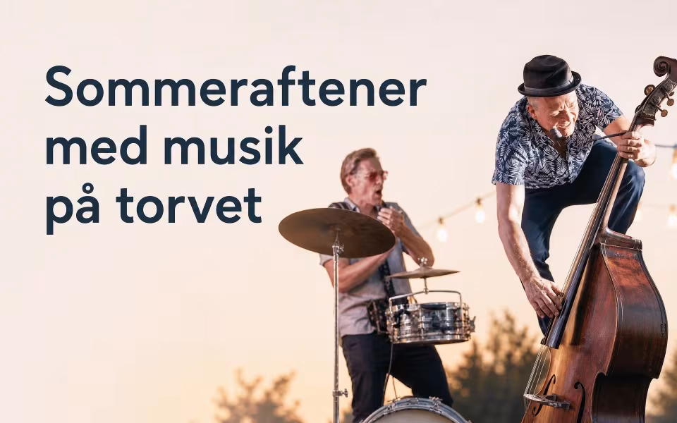Sommeraftener med musik på torvet