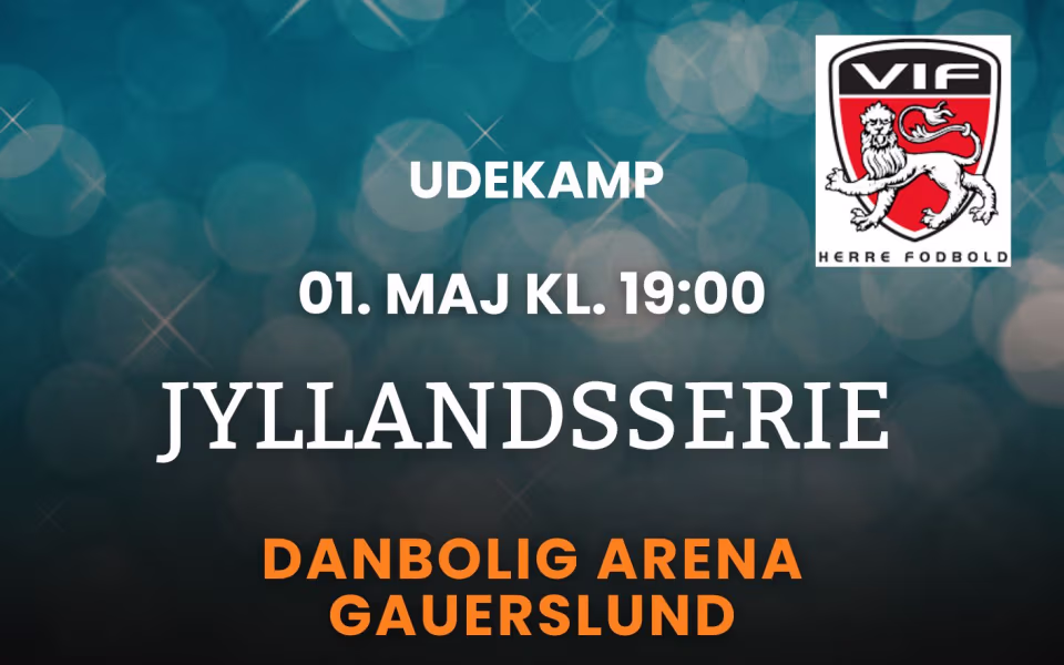 Jyllandsserie spiller ude mod Gauerslund IF