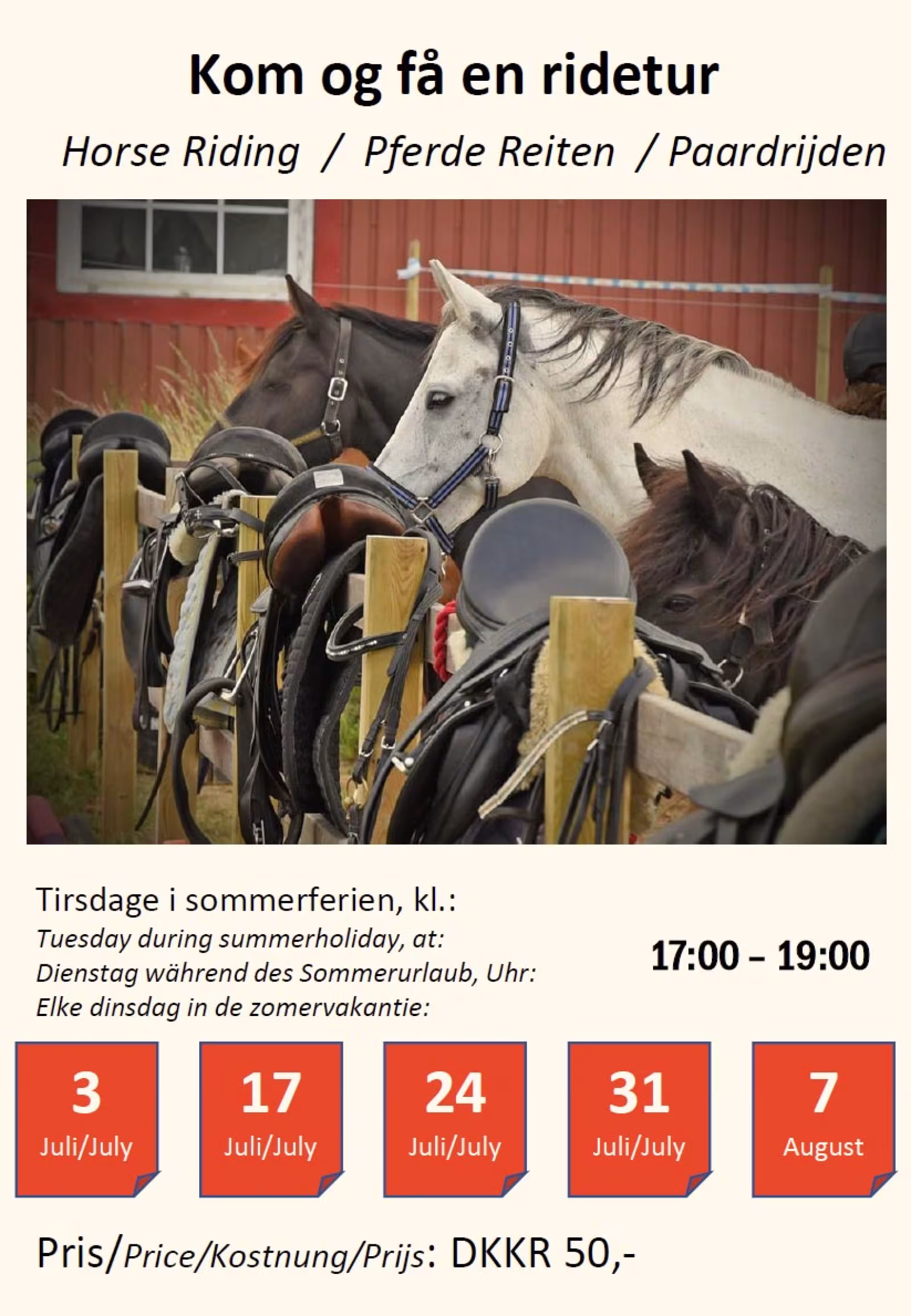 Kom og få en ridetur