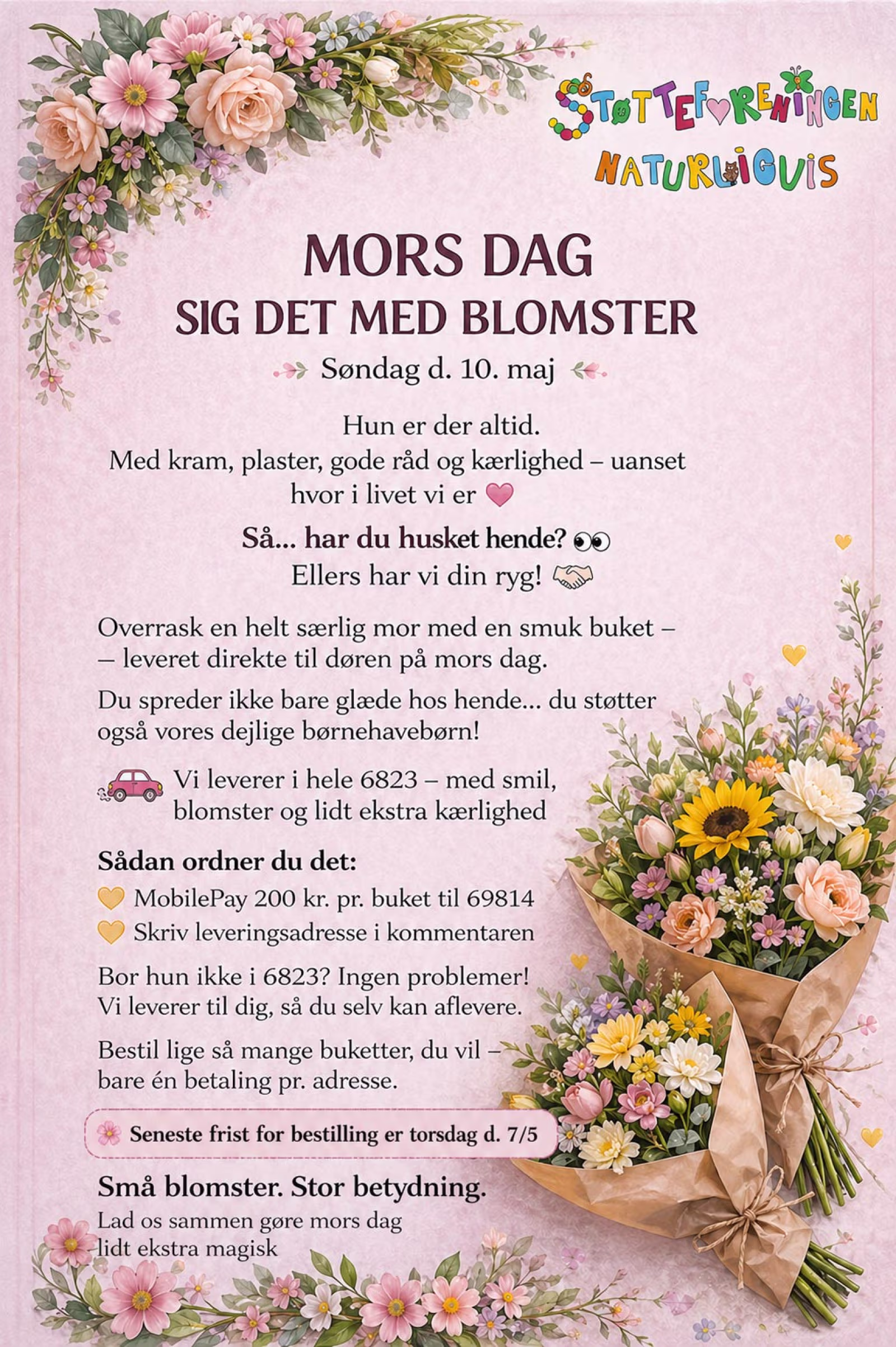 Mors dag – sig det med blomster