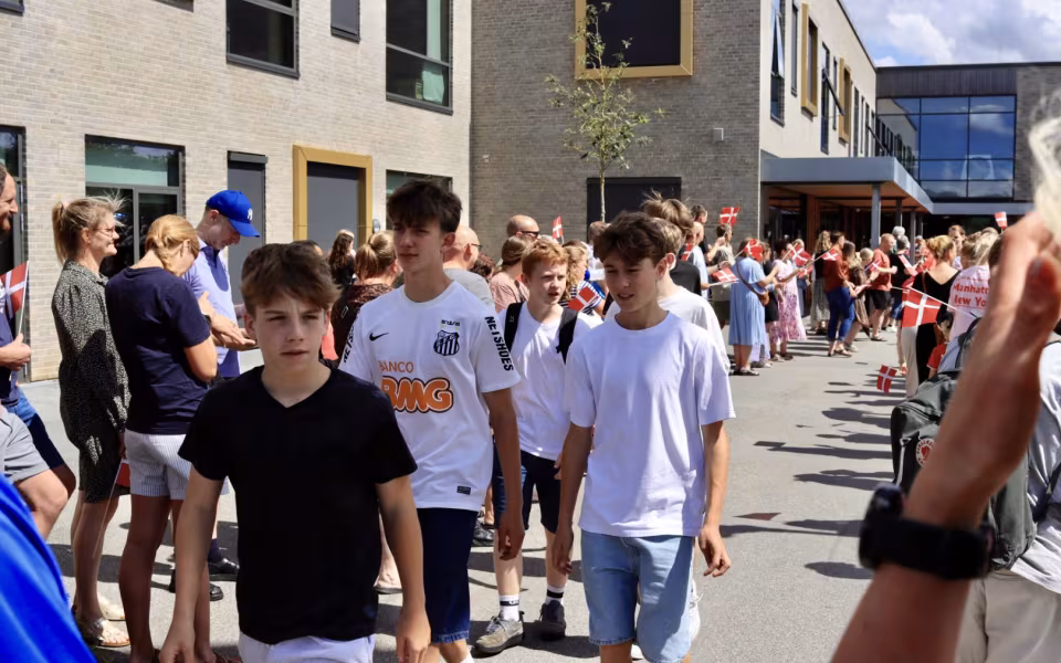 Ferie og udklapning på Frello Skolen