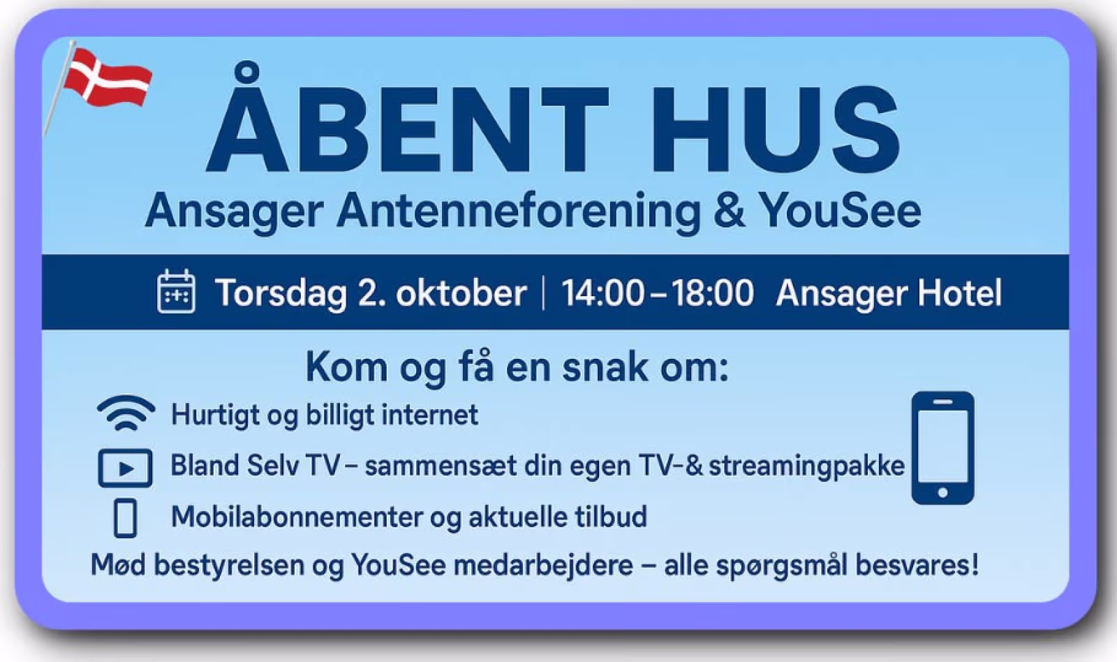 Åbent Hus hos Ansager Antenneforening