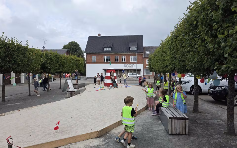 Billeder fra festlig indvielse af Tistrup By-Strand