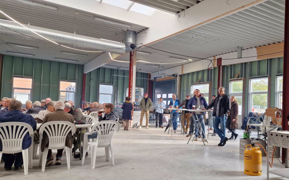 Indslag fra rejsegilde på det nye Kulturhus i Ølgod den 24. oktober 2025.