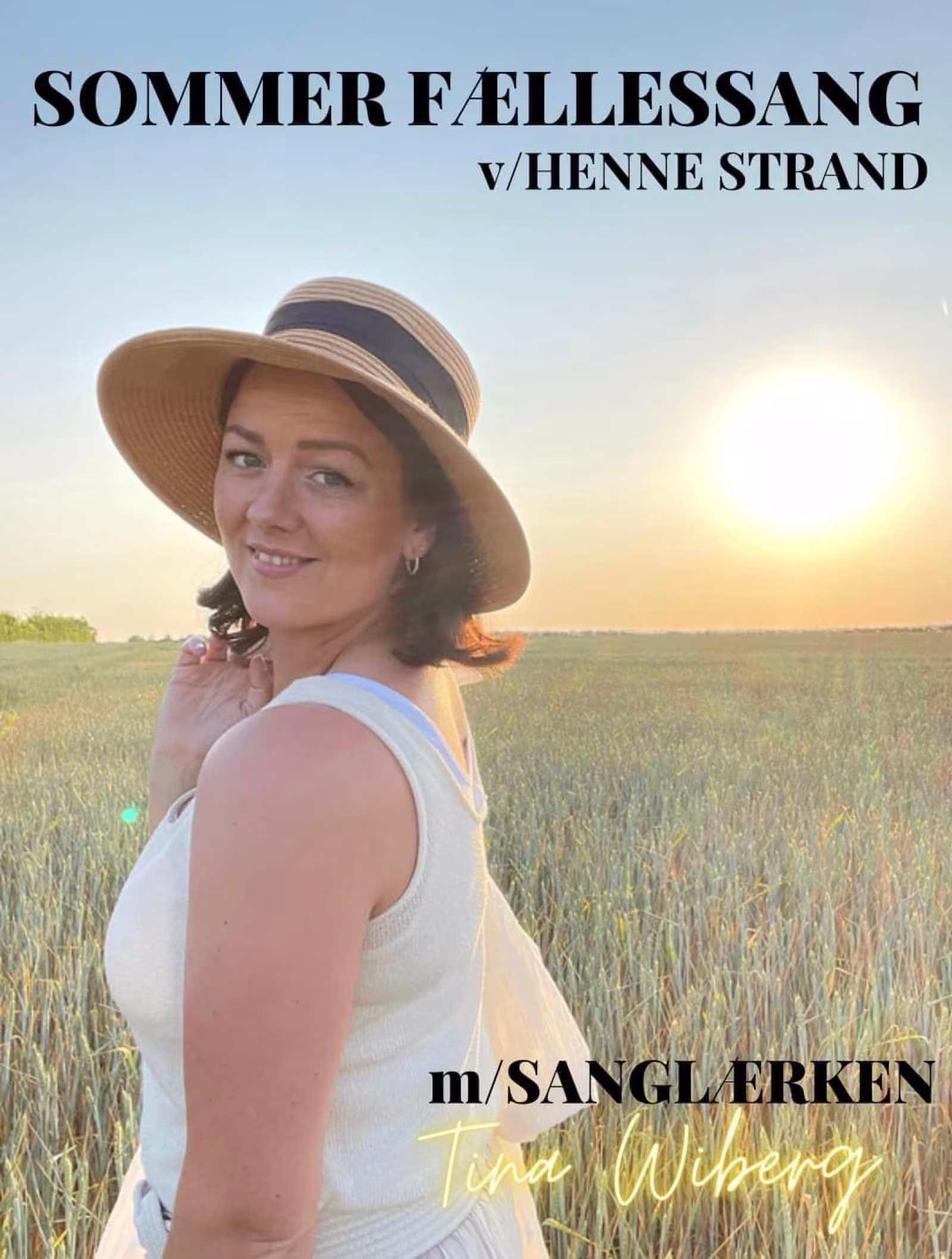 Fællessang på stranden i Henne