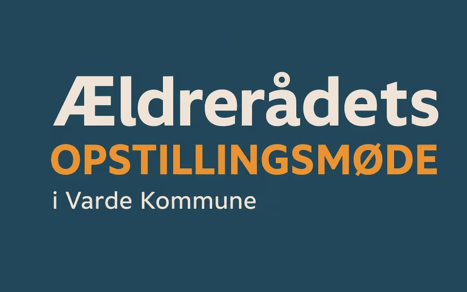 Ældrerådets opstillingsmøde i Varde Kommune