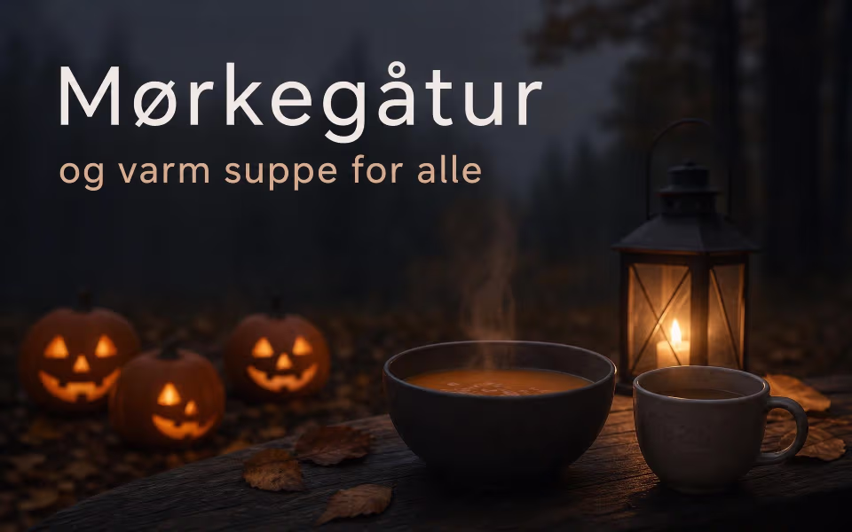 Mørkegåtur og varm suppe for alle
