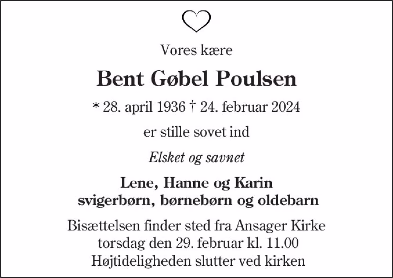 Bent Gøbel Poulsen