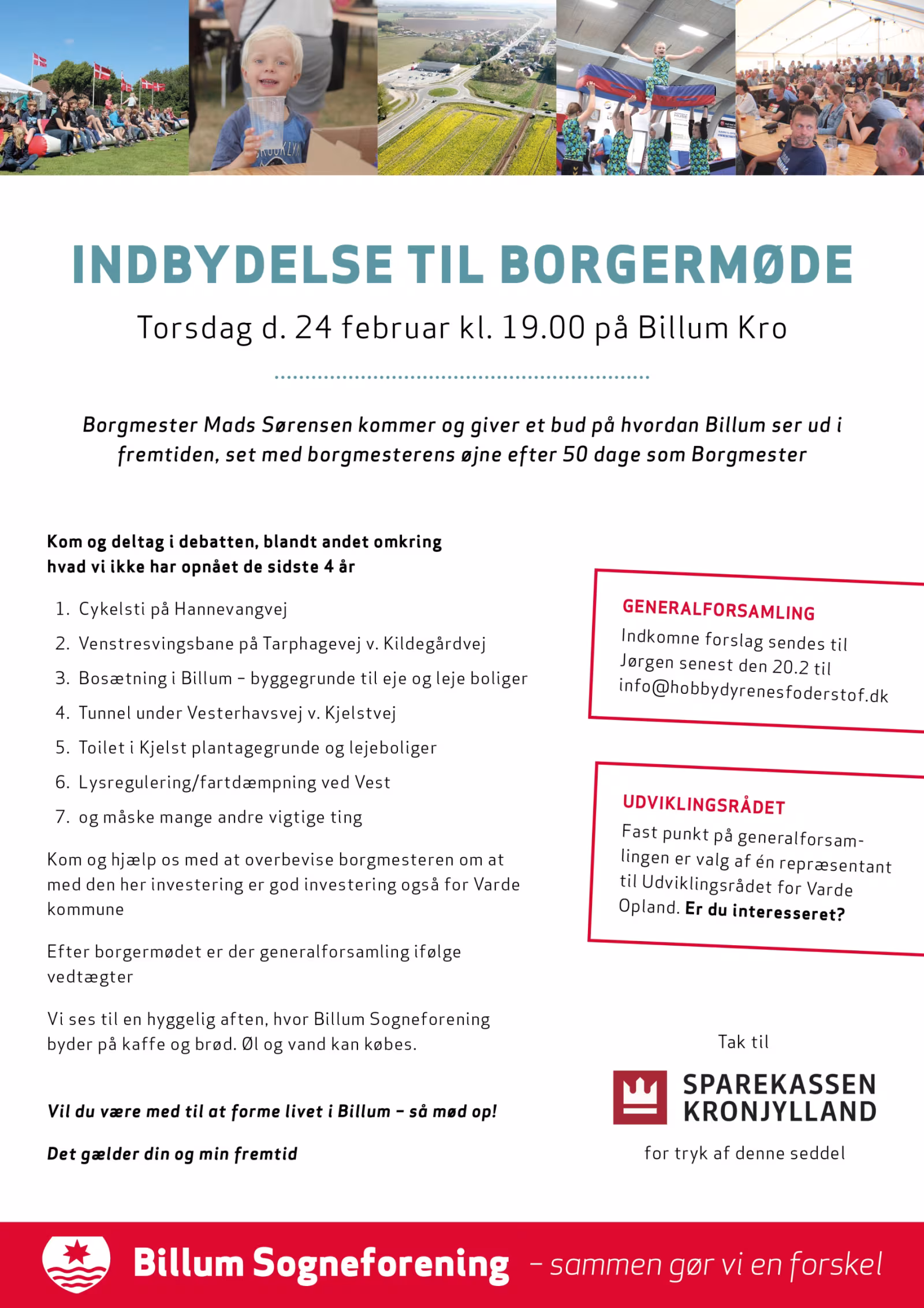 Borgermøde på Billum Kro