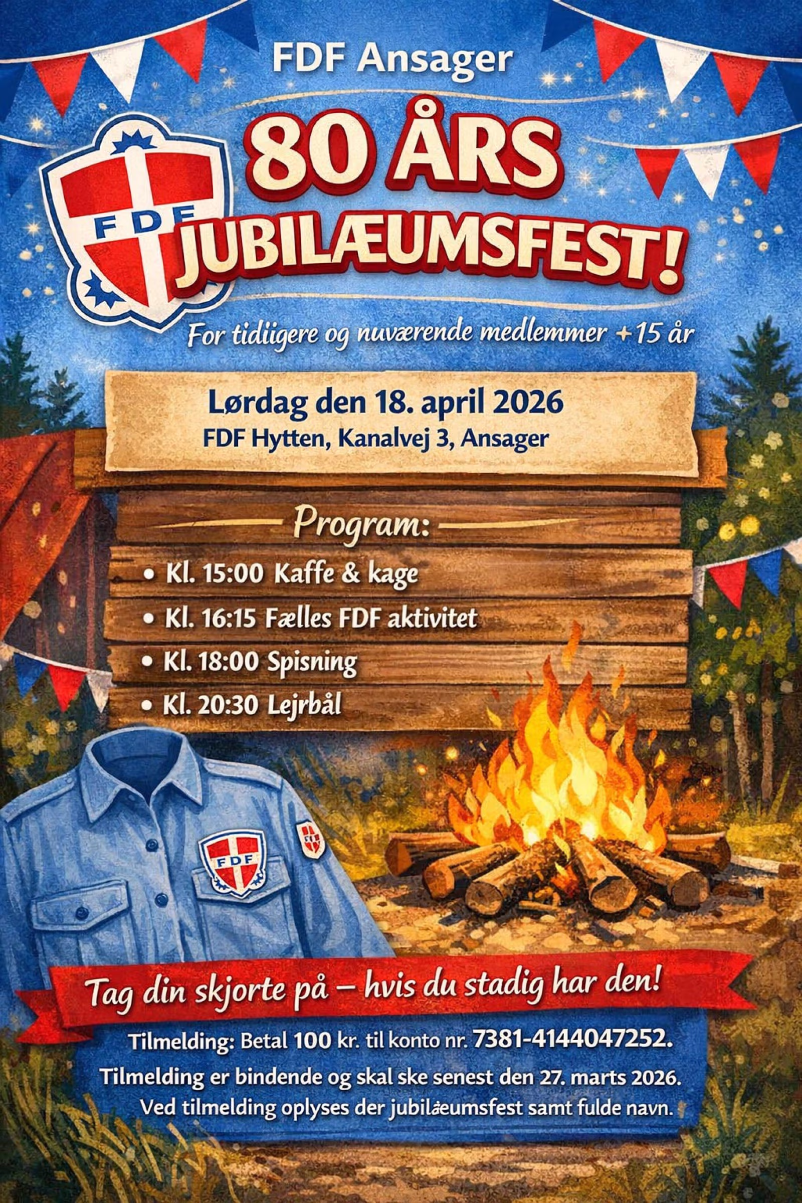 FDF Ansager fejrer 80 år