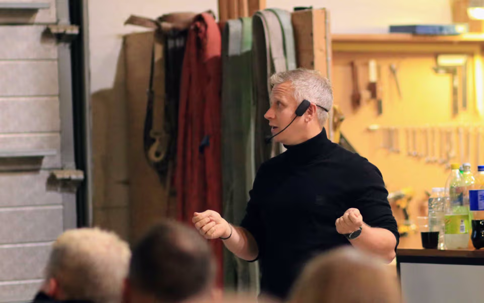 Inspirerende aften for sponsorer