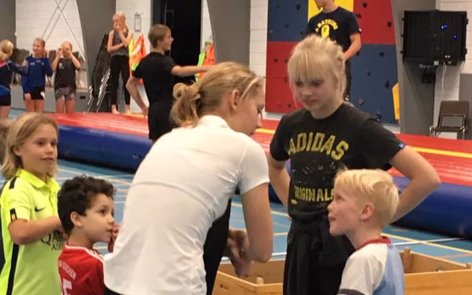 Billumbørn sprang og hyggede til den store guldmedalje