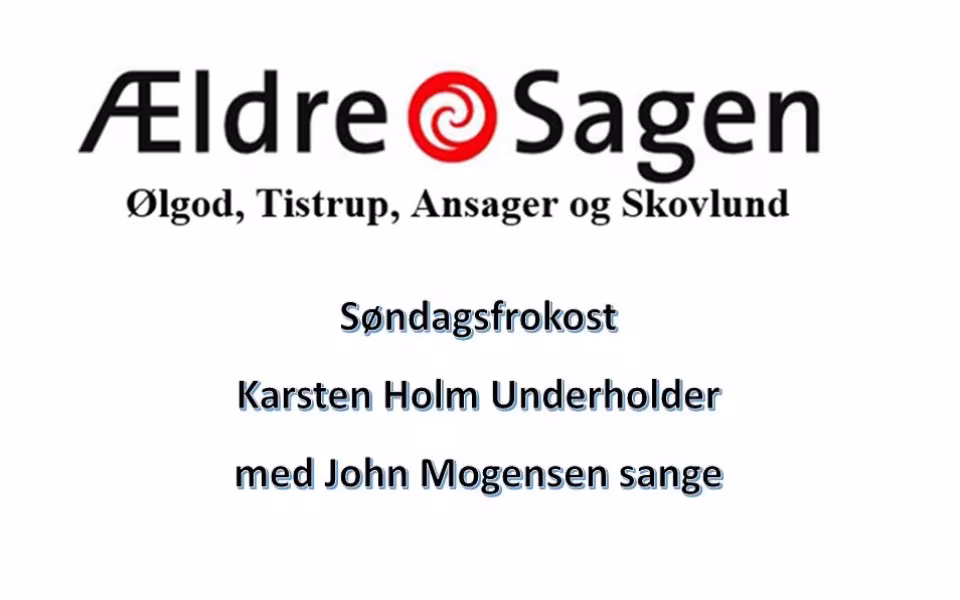 Søndagsfrokost og underholdning med Karsten Holm
