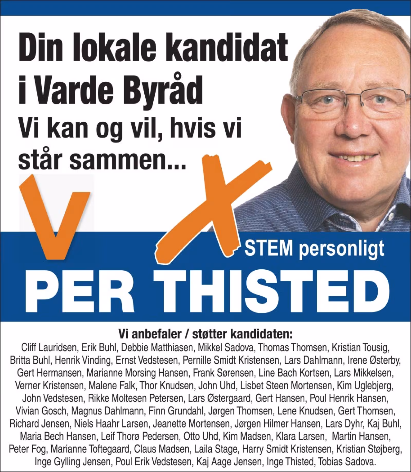 Stem personligt på Per Thisted