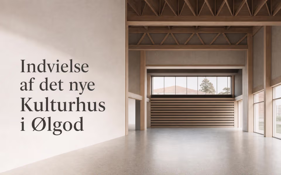 Indvielse af det nye Kulturhus i Ølgod