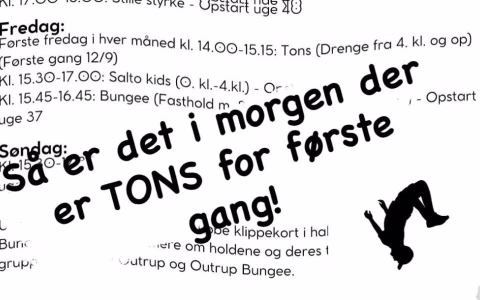 Spring, sjov og styrke for drenge