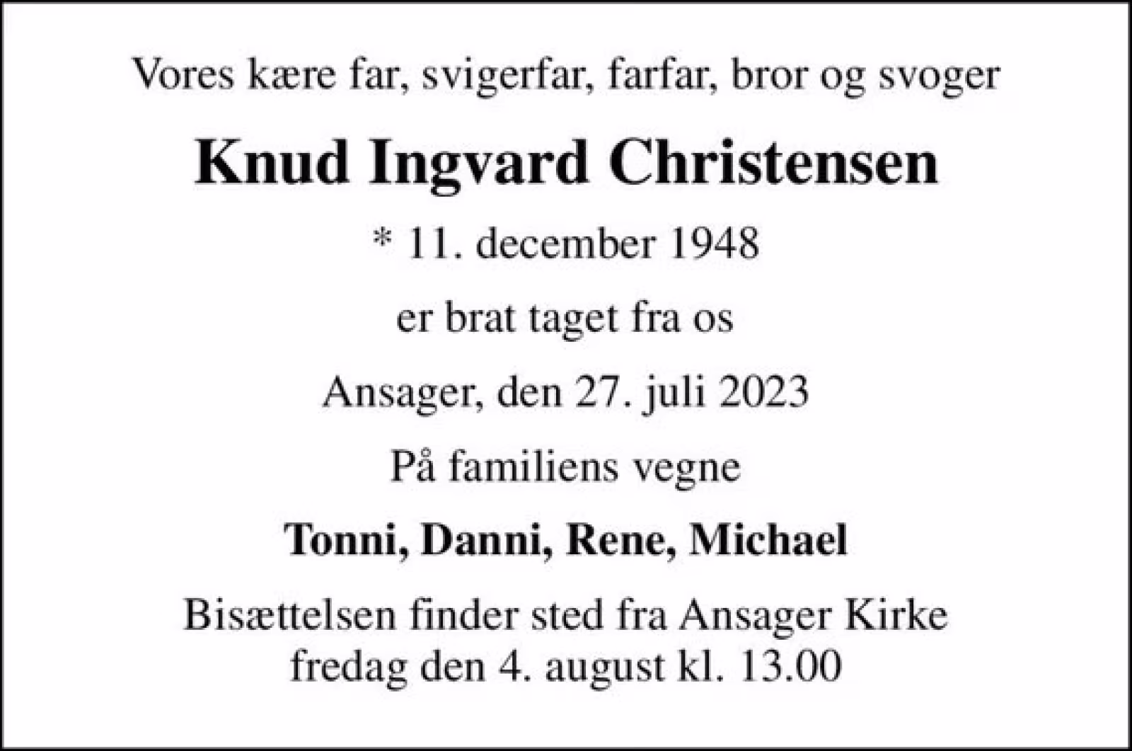 Knud Ingvard Christensen