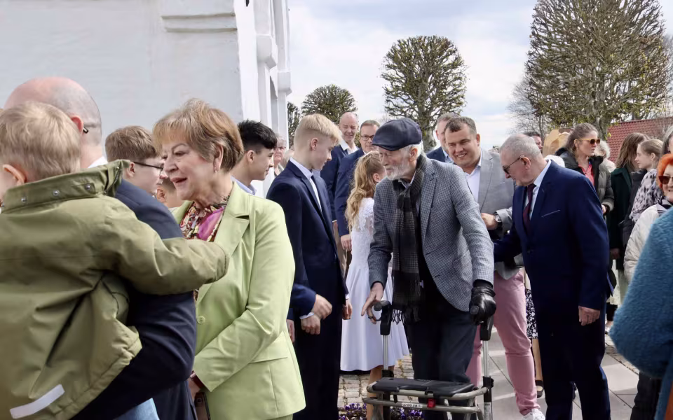 Solrig konfirmation i Outrup Kirke
