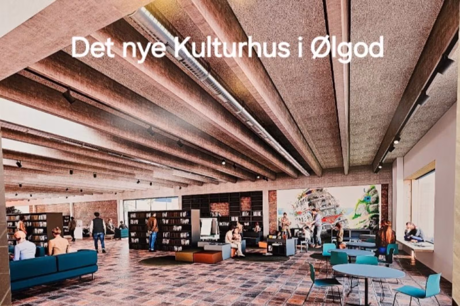 Indslag fra Info/Borgermøde omkring det nye Kulturhus i Ølgod.