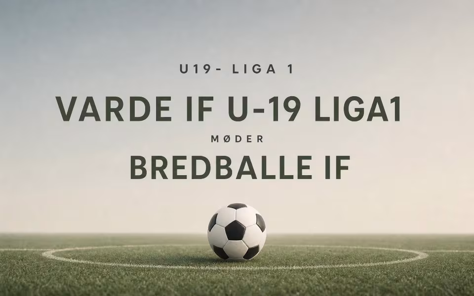Varde IF U-19 liga1 møder Bredballe IF