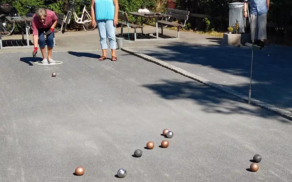 Nu to fungerende petanquebaner