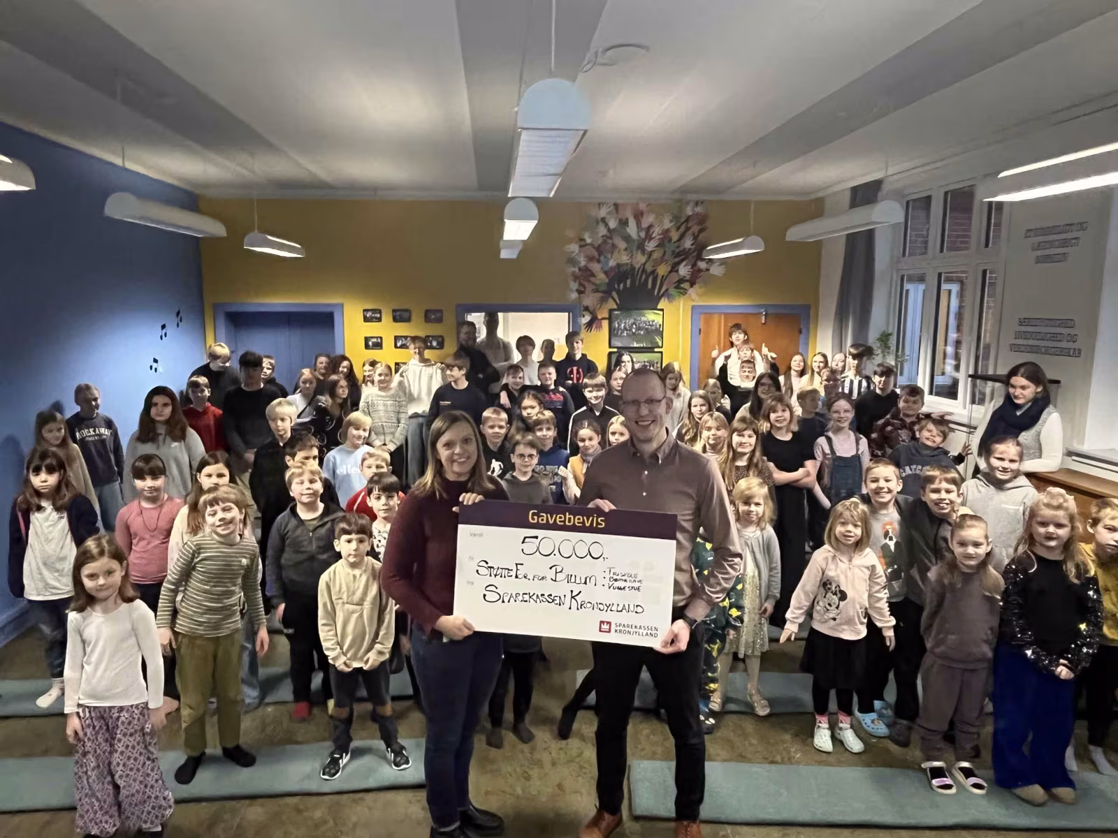 50.000 kr. til de unge på Billum Friskole
