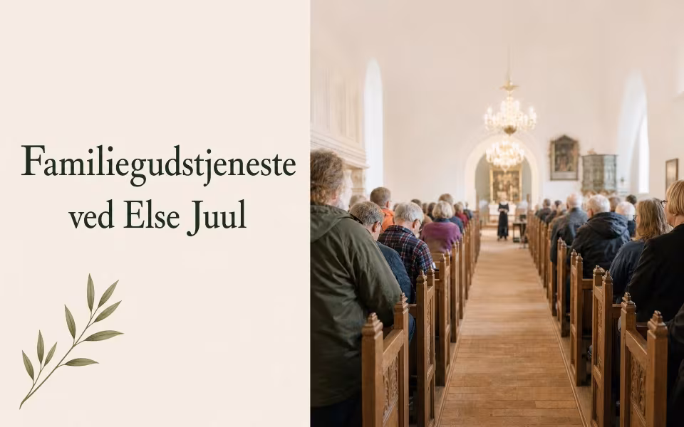 Familiegudstjeneste ved Else Juul