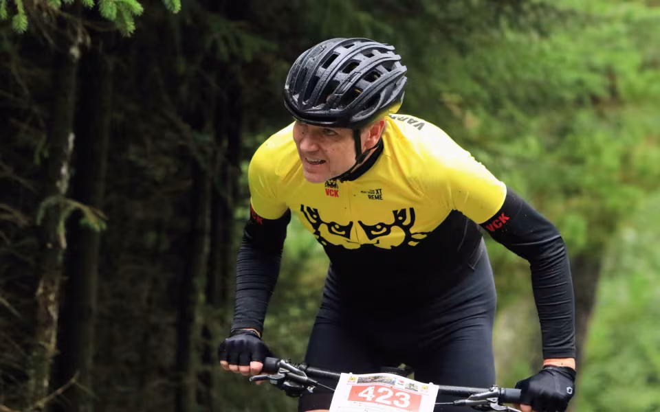 Mountainbike ryttere imponerede trods vådt vejr