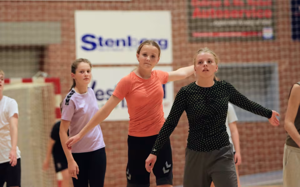 Juniortræningshold klar til sidste prøvetræning