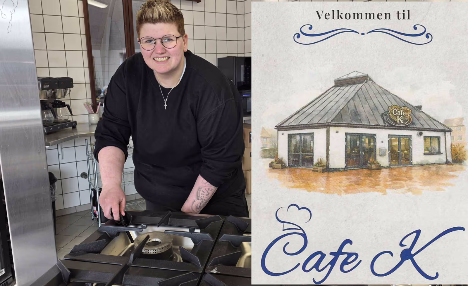 Katrine er mere end klar, hold, hold, hold, det er først på lørdag, der er åbningsfest i Ølgod,