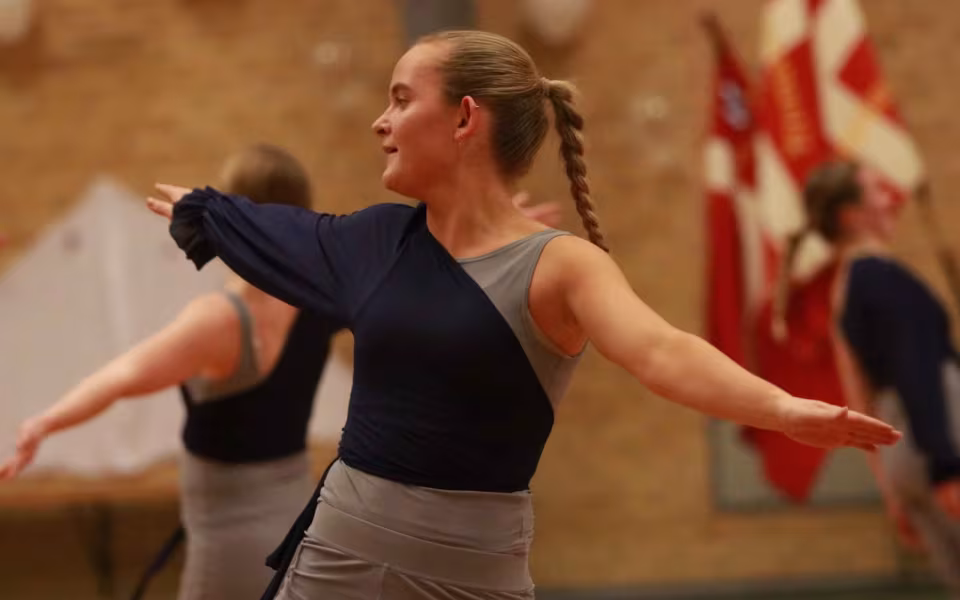 Seniorer fejrer gymnastik og fællesskab