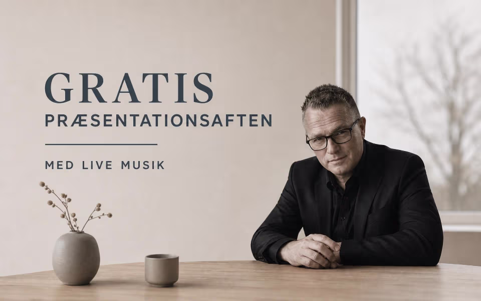 Gratis præsentationsaften med live musik