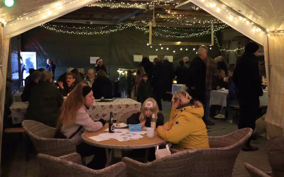 Mange nød julestemning på Axelgaard