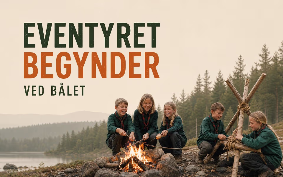 Eventyret begynder ved bålet