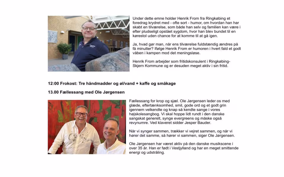 Højskoledag på Ølgod Efterskole