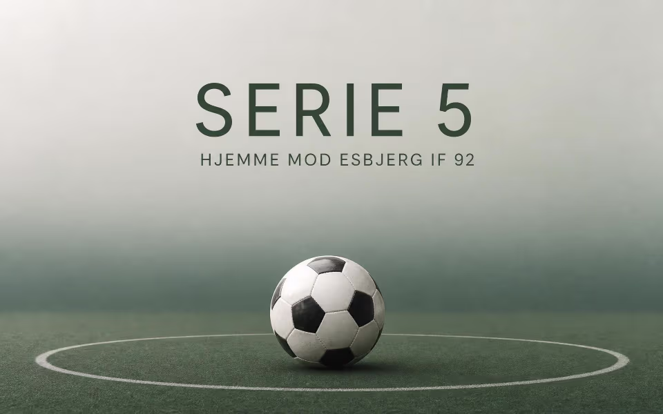 Serie 5 hjemme mod Esbjerg IF 92