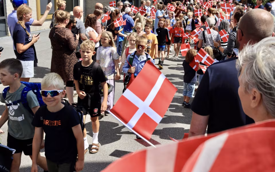 Ferie og udklapning på Frello Skolen
