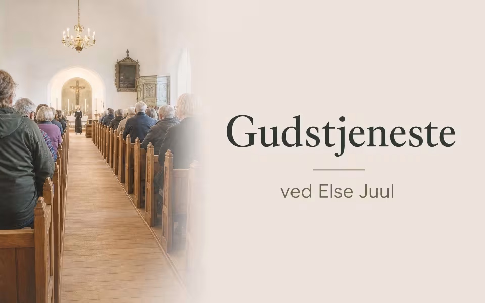 Gudstjeneste ved Else Juul