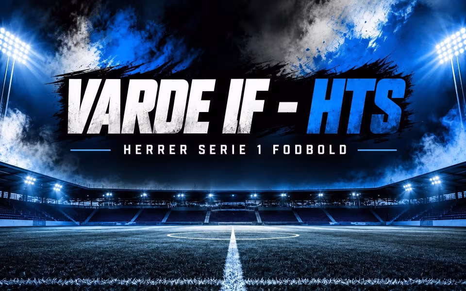 Herrer serie 1 fodbold Varde IF - HTS