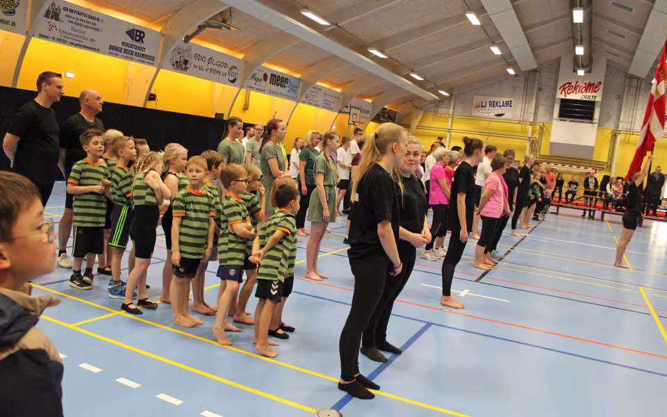 Gymnastikopvisning 2022 i Skovlund-Ansager Hallen