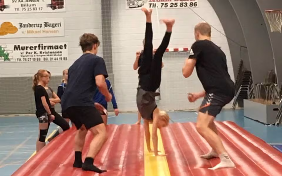 Billumbørn sprang og hyggede til den store guldmedalje
