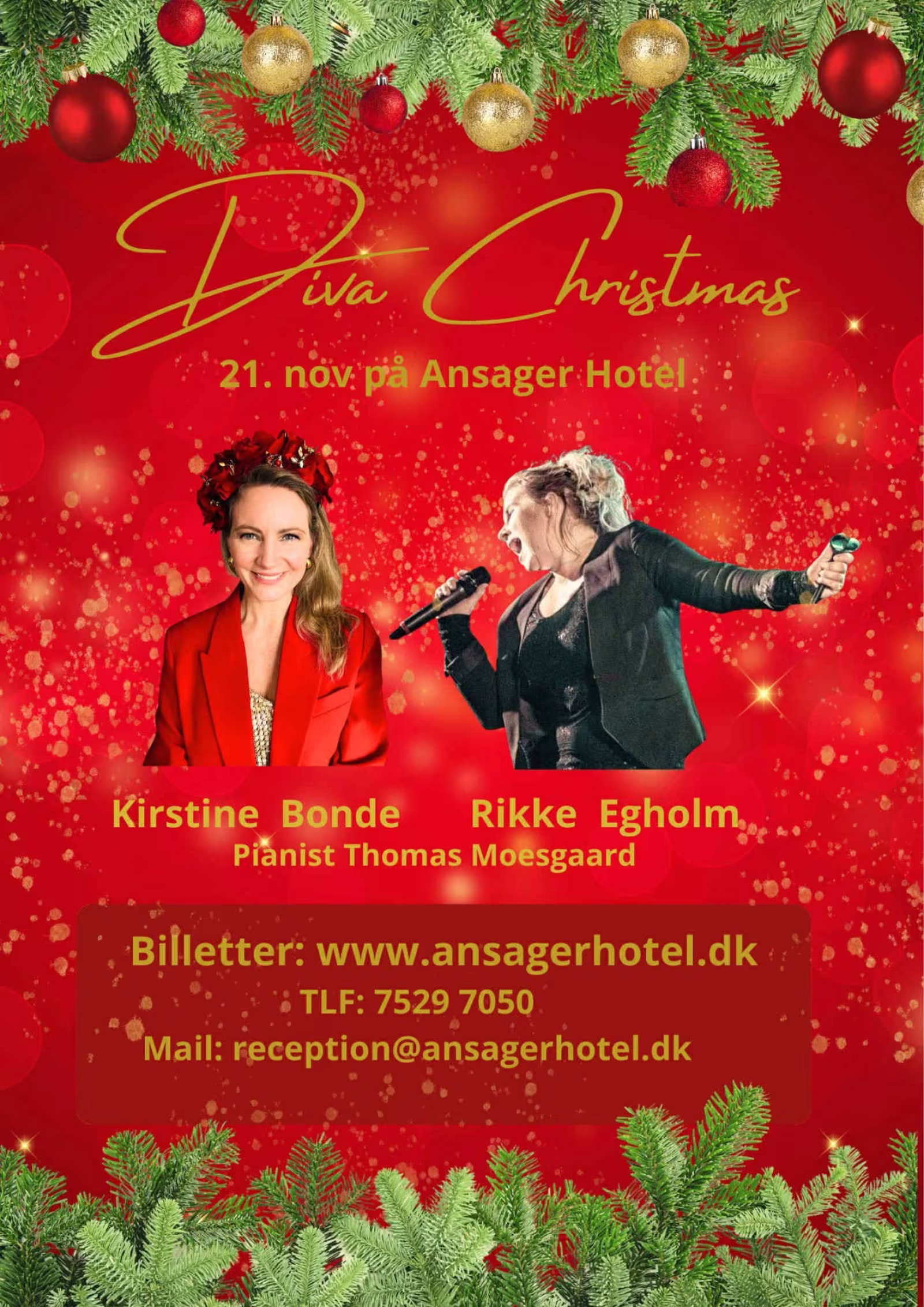 En musikalsk julefest med Diva Christmas