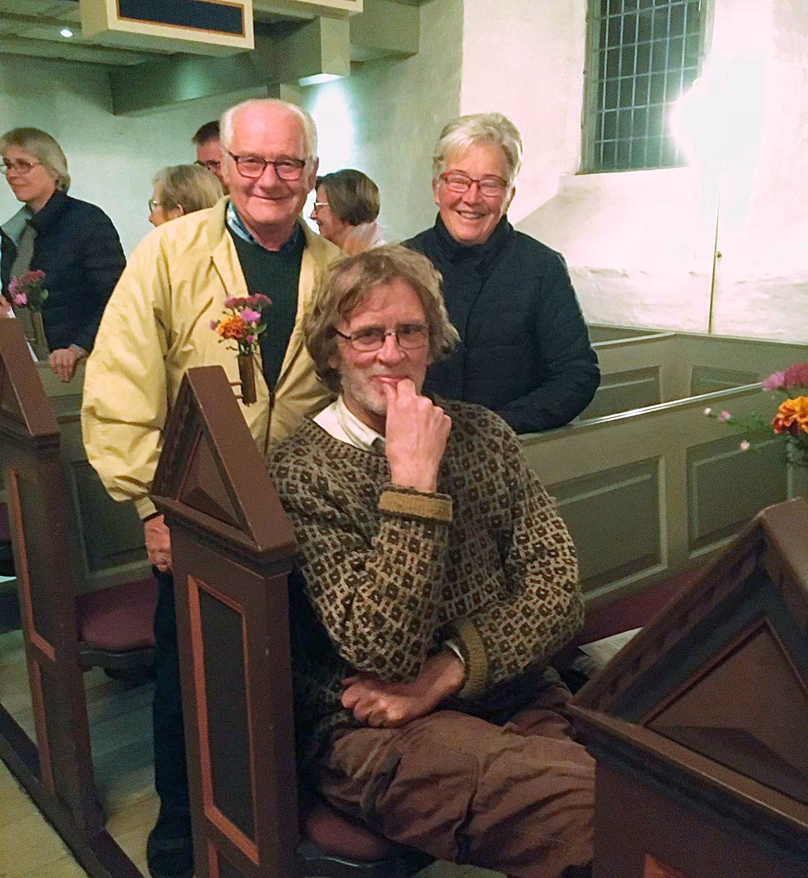 Søren Ryge på besøg i Ansager Kirke