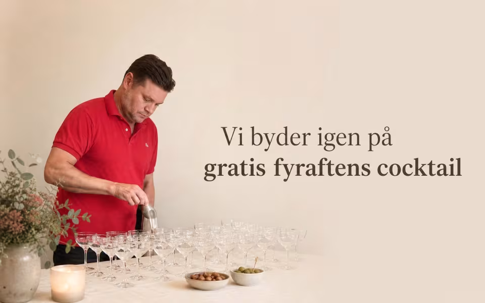 Vi byder igen på gratis fyraftens cocktail