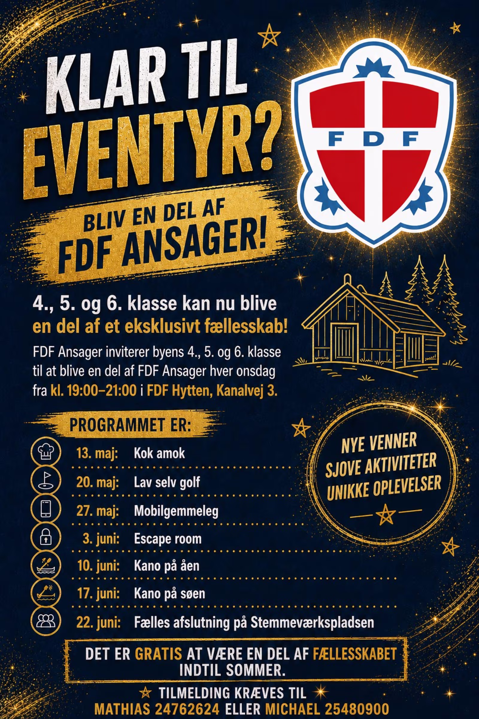 Gratis FDF-eventyr for skoleelever