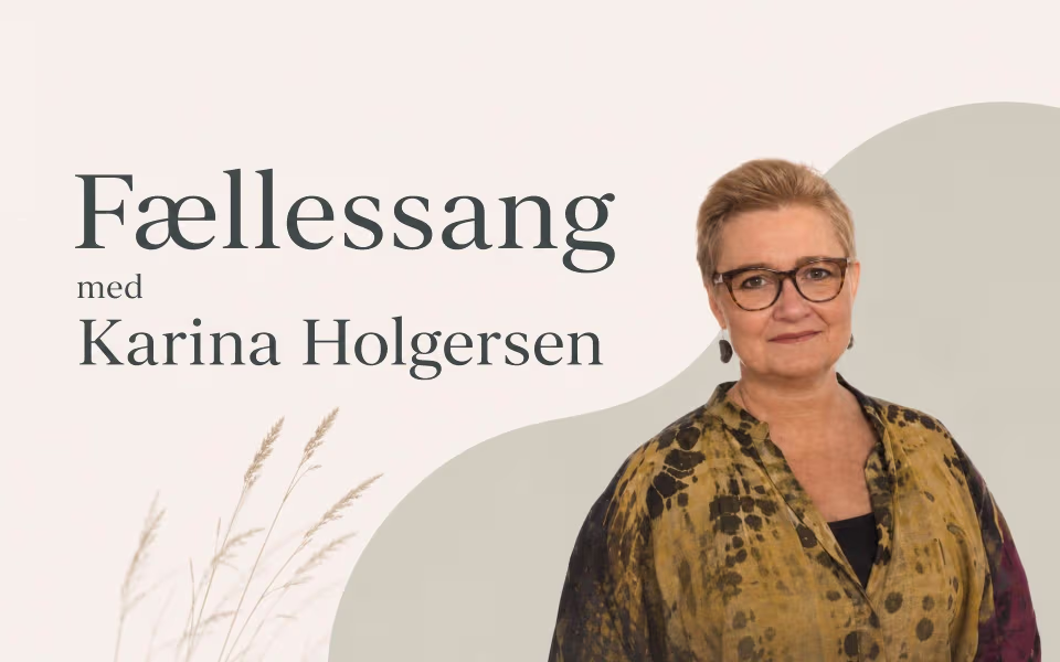 Fællessang med Karina Holgersen