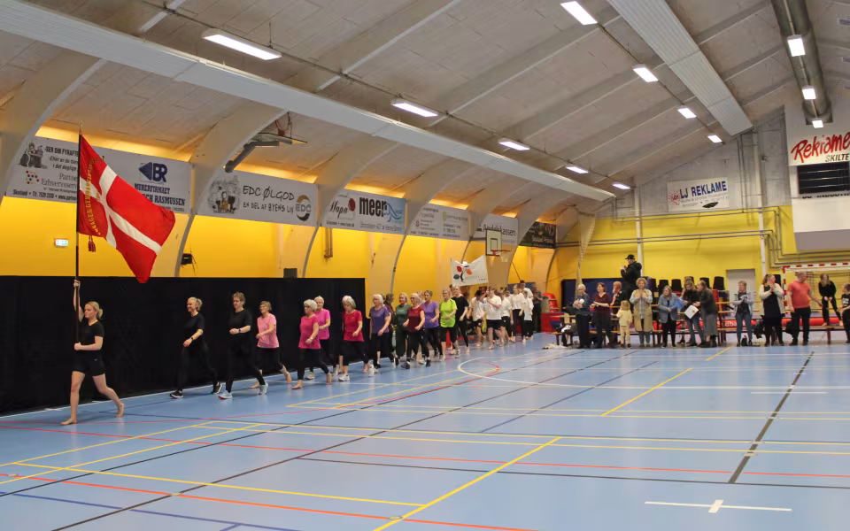 Gymnastikopvisning 2022 i Skovlund-Ansager Hallen