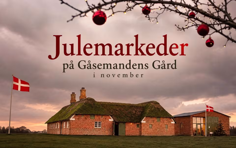 Julemarkeder på Gåsemandens Gård i november